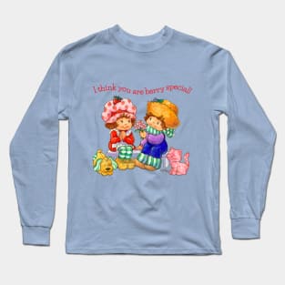 I Think You Are Berry Special! Vintage Strawberry & Huck Fanart Long Sleeve T-Shirt